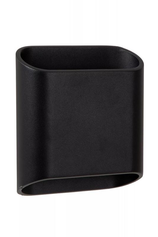 Lucide ATILA LED Wandleuchte IP65 Schwarz – 2x5W 2700K Up & Down