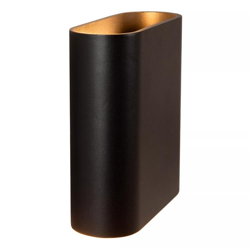 Lucide ATILA - Wandleuchte Innen/Außen - LED Dim. - 2x5W 2700K - IP54 - Schwarz