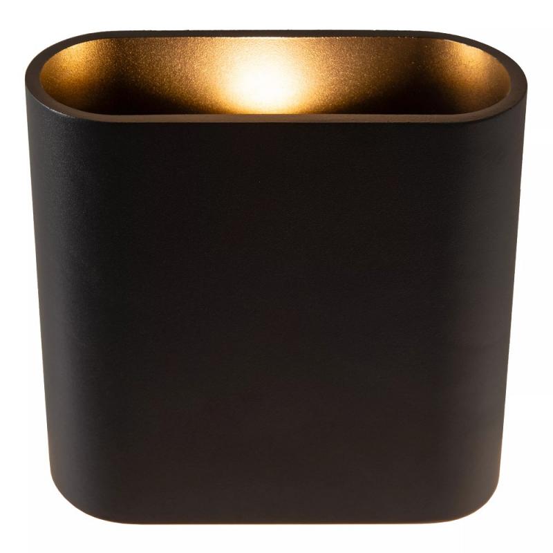 Lucide ATILA - Wandleuchte Innen/Außen - LED Dim. - 2x5W 2700K - IP54 - Schwarz
