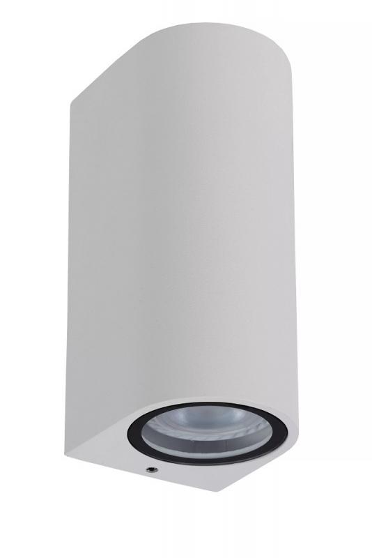 Lucide ZARO Wandstrahler Innen/Außen 2xGU10 IP44 Weiß