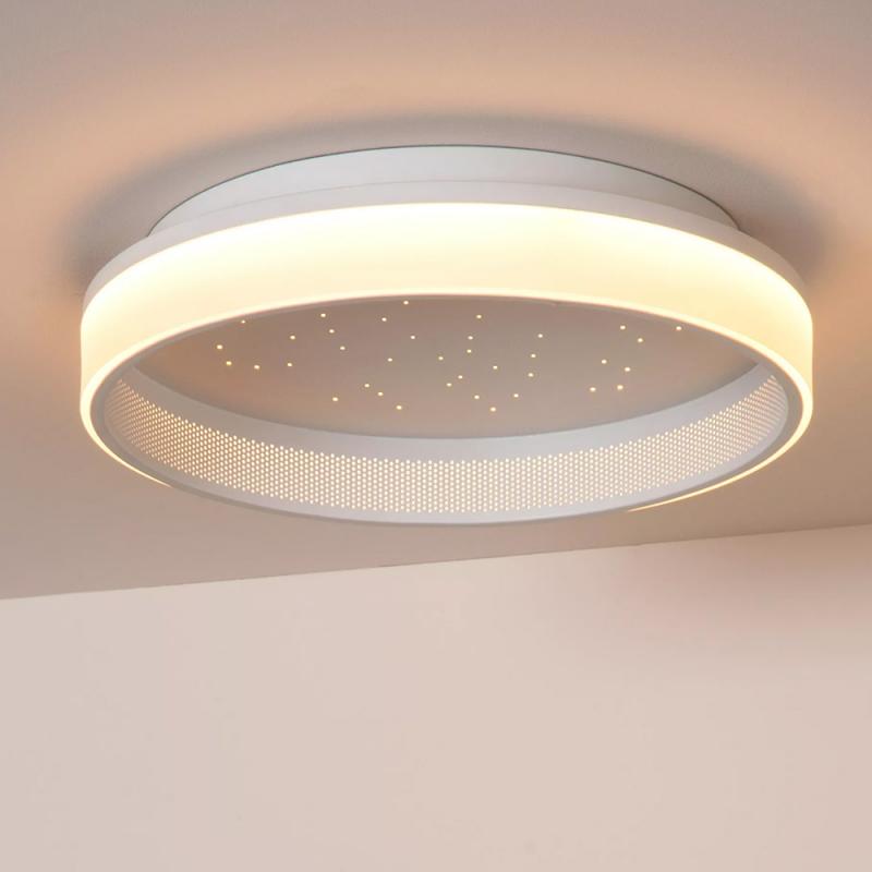 Lucide ESTREJA - LED Deckenleuchte Ø 40 cm 3-StepDim CCT 2500K–3000K Weiß