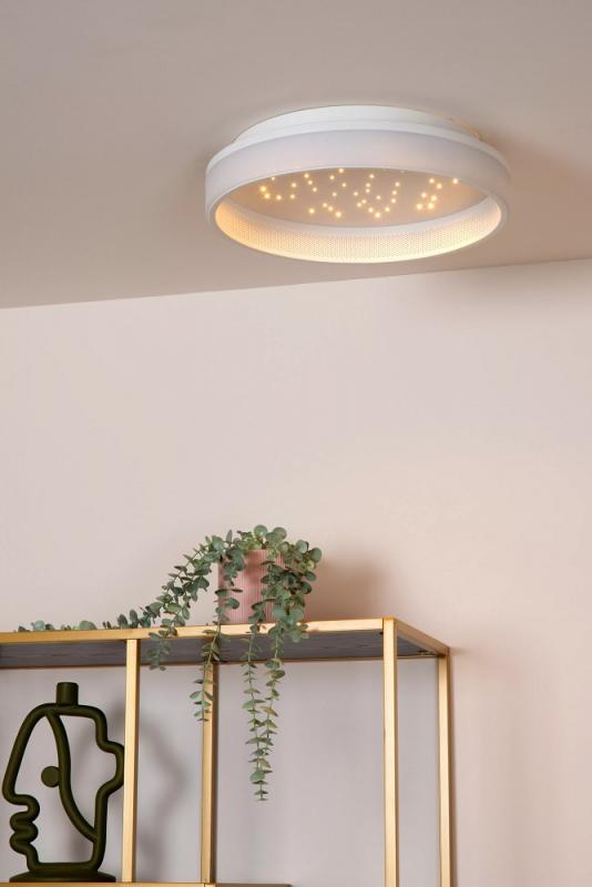 Lucide ESTREJA - LED Deckenleuchte Ø 40 cm 3-StepDim CCT 2500K–3000K Weiß