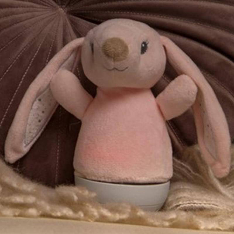 Lucide DOLLY Nachtlicht Kinderzimmer LED 2700K Musikfunktion Rosa