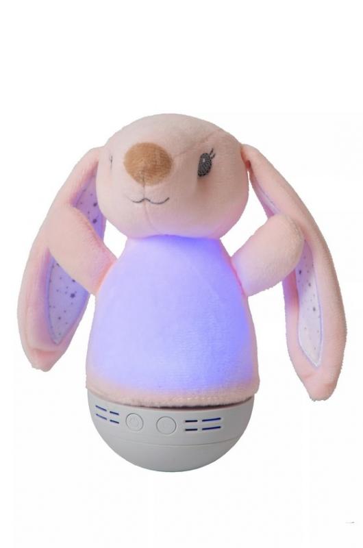 Lucide DOLLY Nachtlicht Kinderzimmer LED 2700K Musikfunktion Rosa