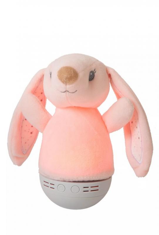 Lucide DOLLY Nachtlicht Kinderzimmer LED 2700K Musikfunktion Rosa