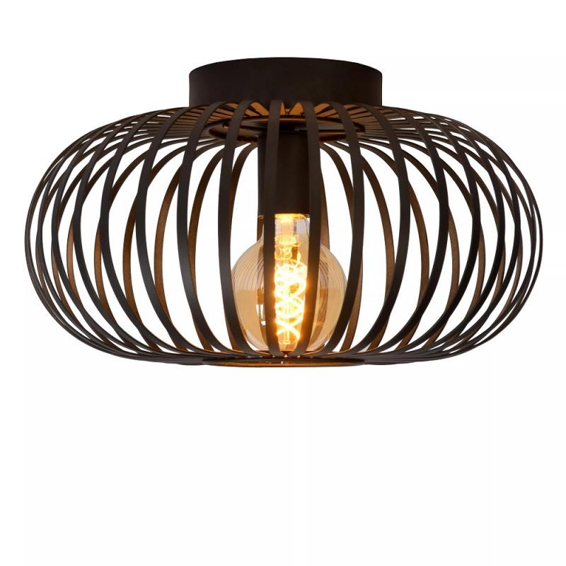 Lucide MANUELA Deckenleuchte Ø39,5 cm 1xE27 Schwarz