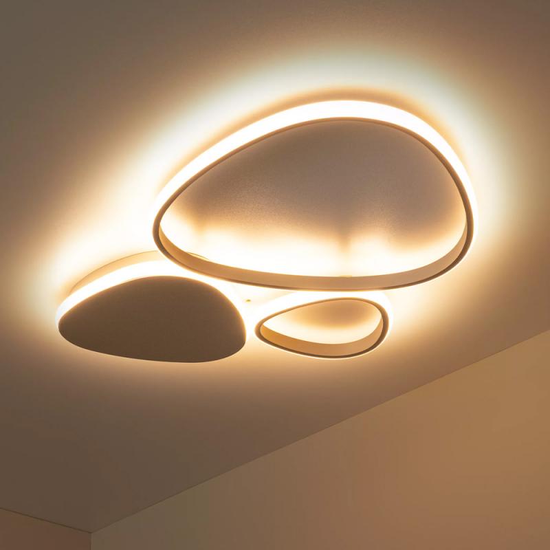 Lucide SAMLING - LED Deckenleuchte 30W CCT 2700K–4000K Taupe
