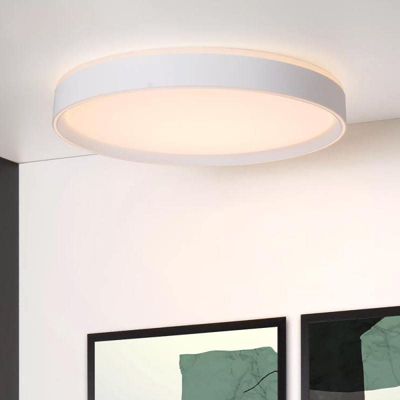 Lucide NURIA LED Deckenleuchte Ø50 cm 3-StepDim Weiß