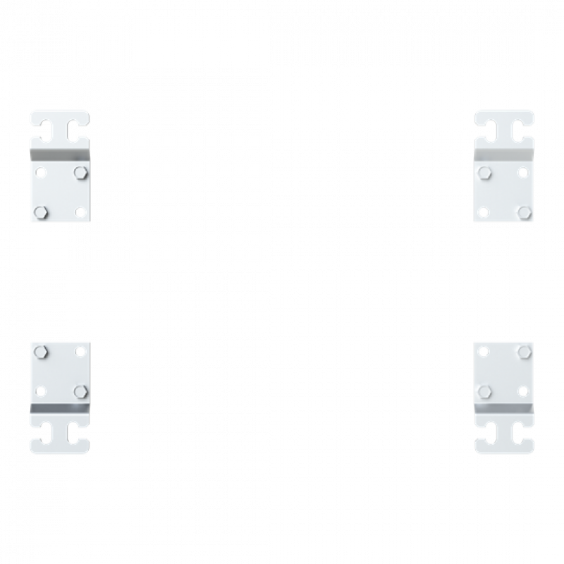 ABB ARACCB03 Wandmontagelaschen ARIA Edelstahl AISI 304, Set mit 4 Stück