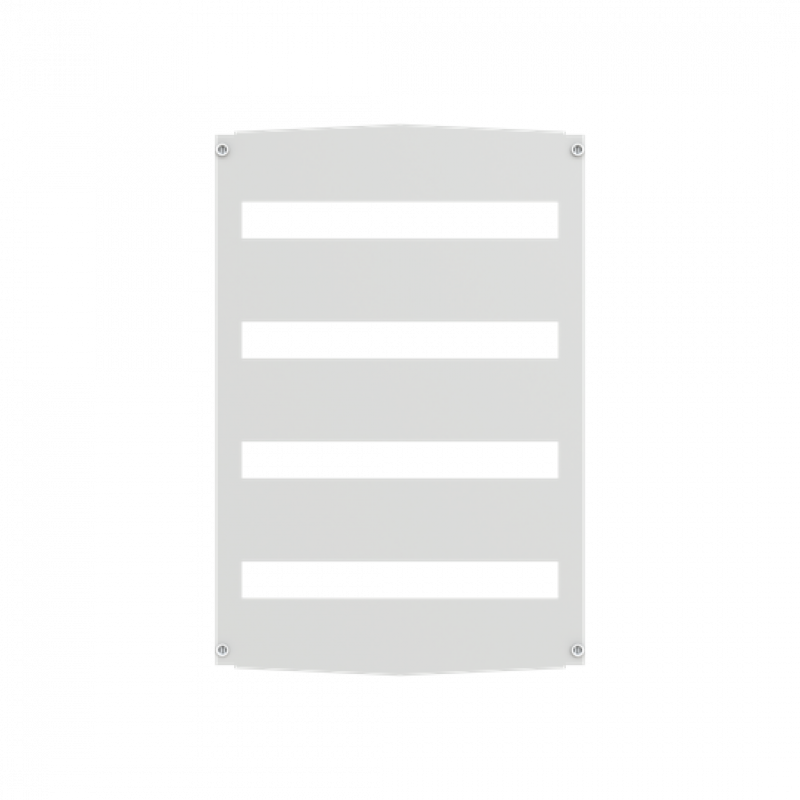 ABB AR075S03 Abdeckplatte mit Ausschnitt für REG 4-Reihen a 22TE, 88TE für ARIA 75