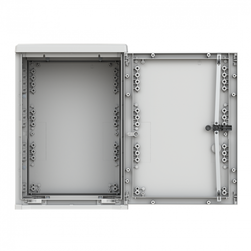 ABB EH3C80S2 Schrank AP Gr.0 875x590x320 EH3, profiliert mit SHG IP44, IK10