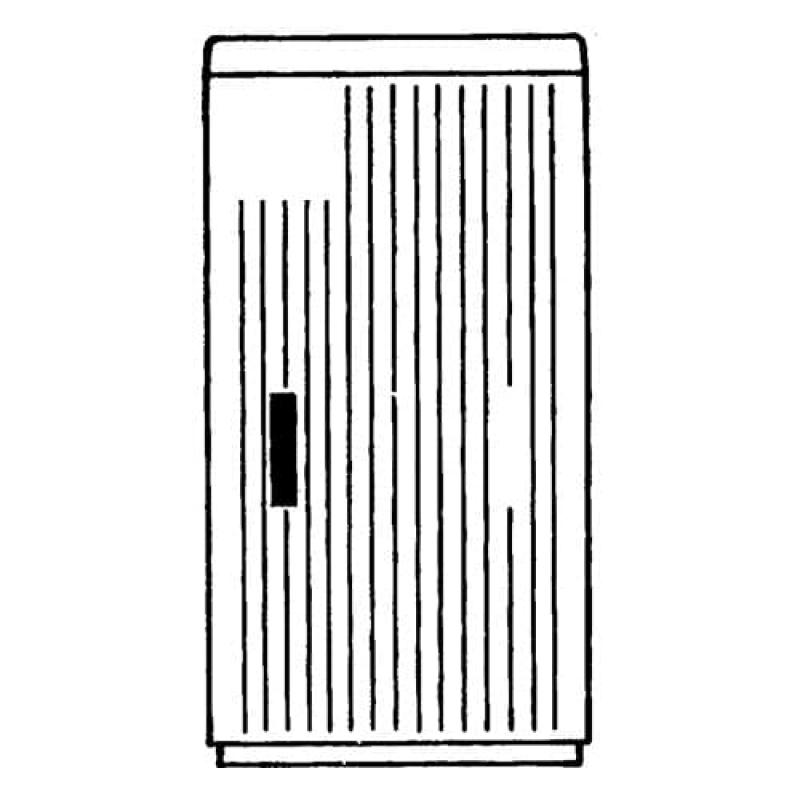 ABB EH3C90D1 Schrank AP Gr.0 1125x590x320 EH3, profiliert mit Doppelschließung IP44, IK10
