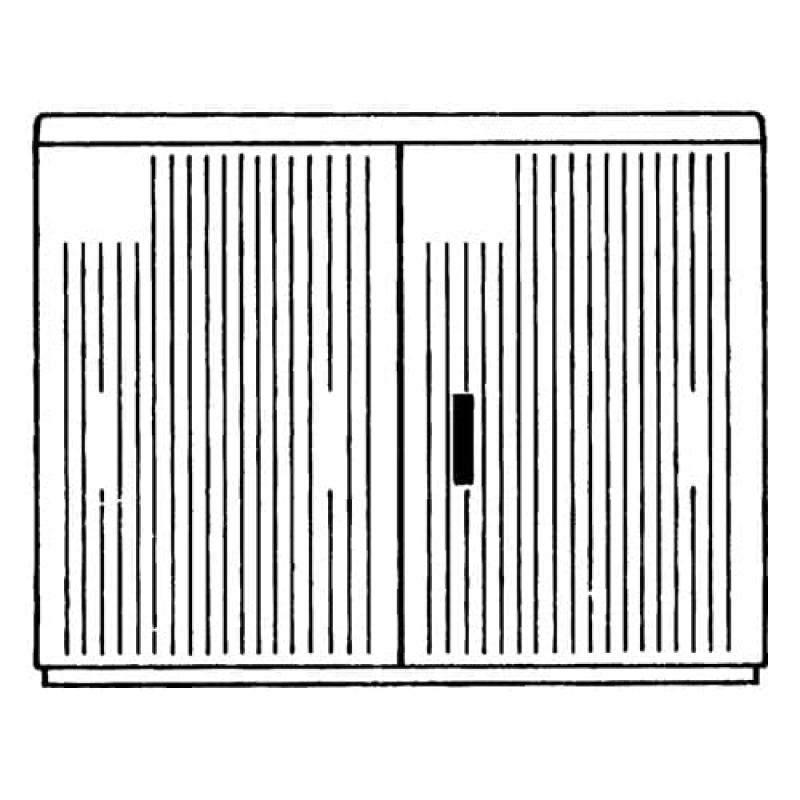 ABB EH3C93D1 Schrank AP Gr.3 1125x1445x320 EH3, profiliert mit Doppelschließung IP44, IK10