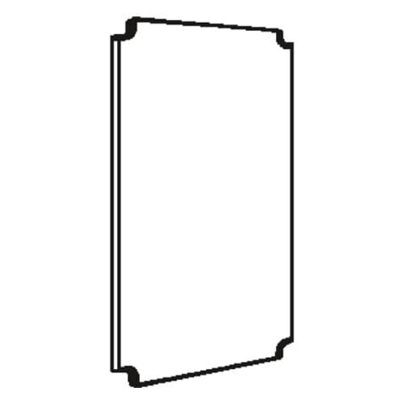 ABB EH4MEXEH Montageplatte Gr. 00 790x370x5 Gr.00, Isolierstoff mit Befestigung