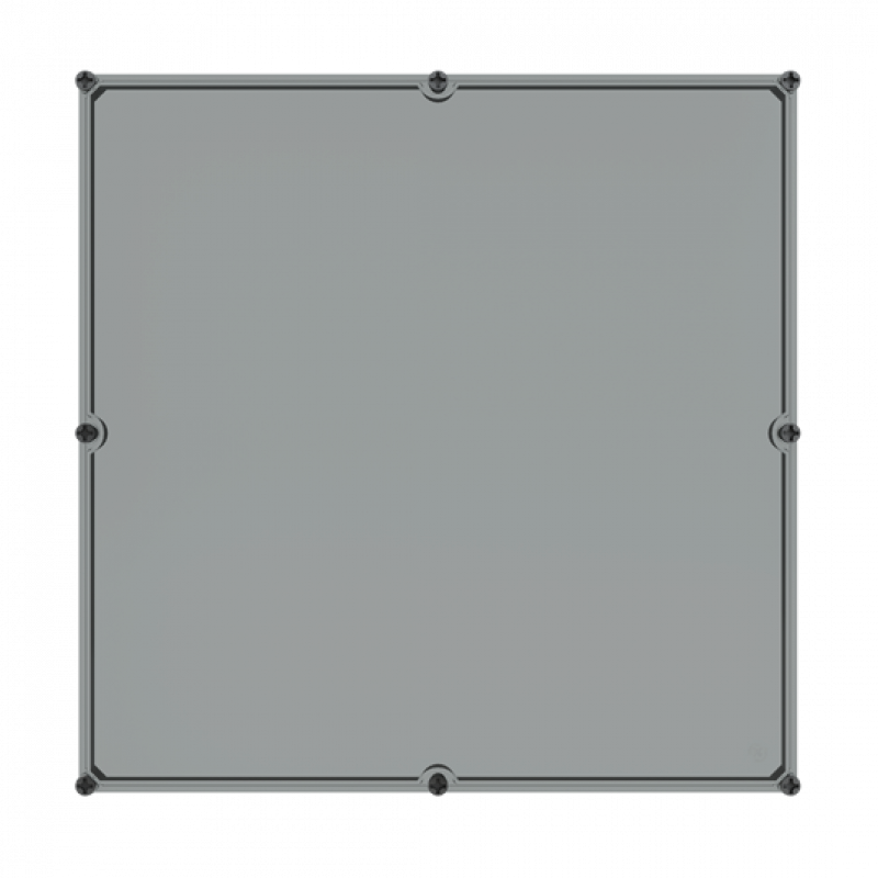 ABB AP12TC Deckel 600x600x80mm Polycarbonat, transparent mit Deckelschrauben