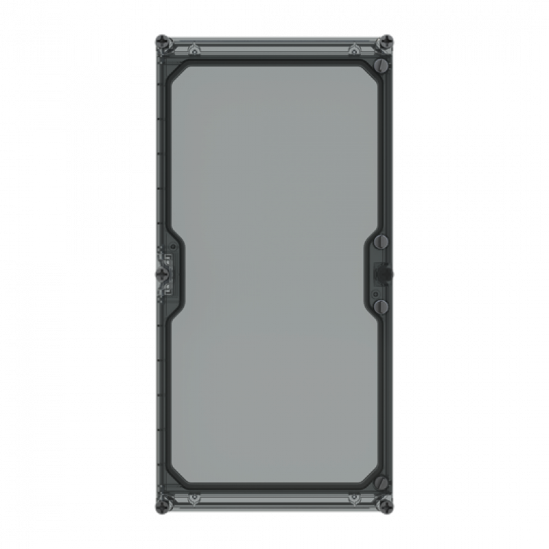 ABB AP61STHC Klappdeckel 600x300x45mm Deckel mit Fingergriff für Klapptür, transparent