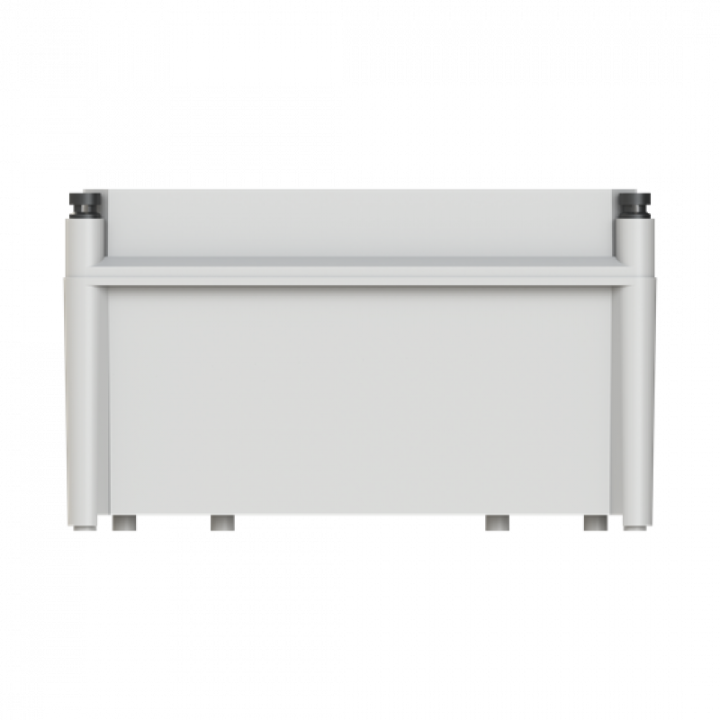 ABB AP61P Gehäuse 603x302x175mm Gehäuse mit Polyester Deckel, grau IP67, IK10, mit Deckelschrauben UL und CSA Approbation