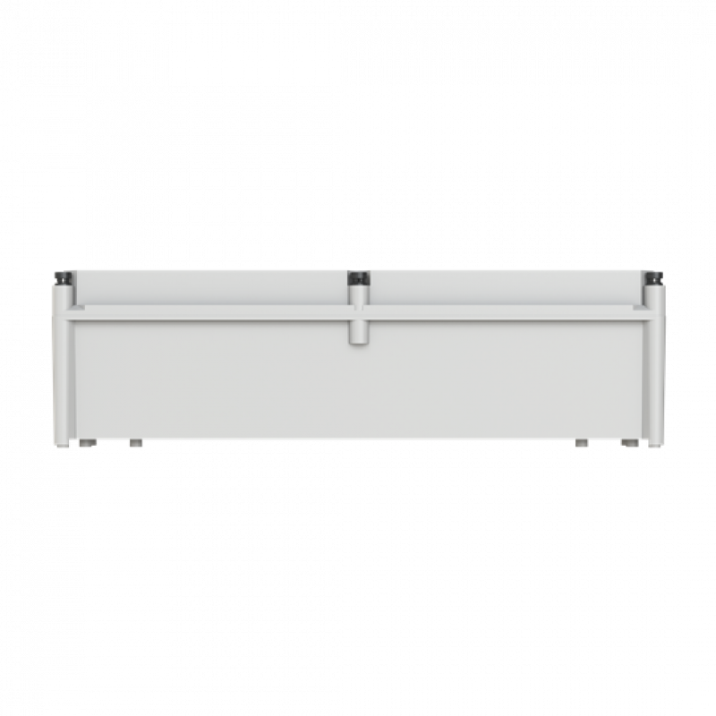 ABB AP12P Gehäuse 603x603x175mm Gehäuse mit Polyester Deckel, grau IP67, IK10, mit Deckelschrauben UL und CSA Approbation