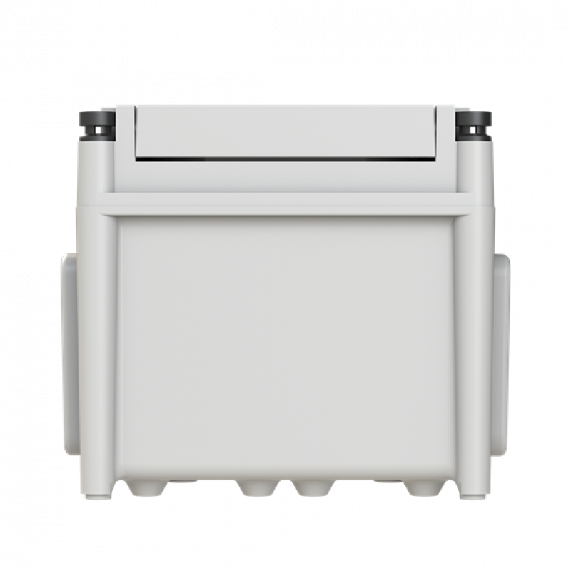 ABB AP31DIN1 Automatengehäuse APO31 1R/a14TE mit transparentem Klappdeckel mit Flansch APEP33 oben und APEP35 unten