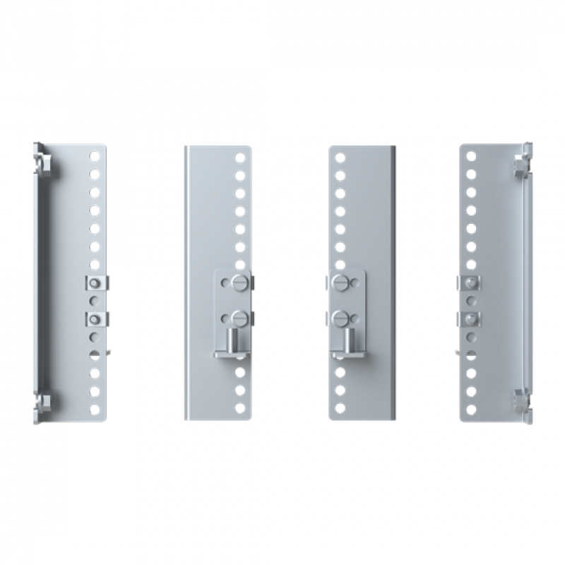 ABB PS833528 Tiefensteller 12,5mm Raster Schrittweite 12,5 mm Set mit 4 Befestigungslaschen