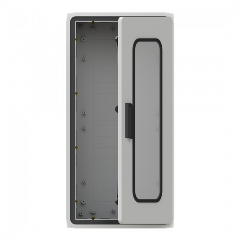 ABB PS420T43 Schrank 1000x500x320 mit Fenstertür (Polycarbonat Fenster) IP54, IK07