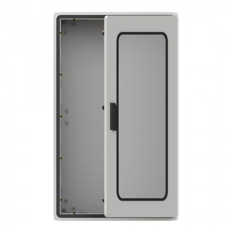 ABB PS530T43 Schrank 1250x750x320 mit Fenstertür Polycarbonat Fenster IP54, IK07