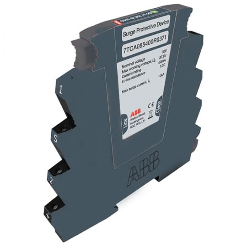 ABB OVR SL30L/4-20/I Überspannungsabl. RK, 30 V, 75 mA, 1 Ohm, 45 MHz, 1DA, LED Reihenklemme isol. Abschirmumg g. Erde