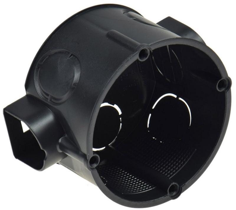 25er N.V. PLASTIC COLOR UP-Schalterdose Ø 60x41mm, 25er Pack schwarz