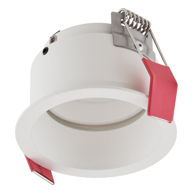 EVN Decken-Einbaustrahler für Niedervolt GU5.3 Leuchtmittelrund weiß IP20 12V EinbauØ68