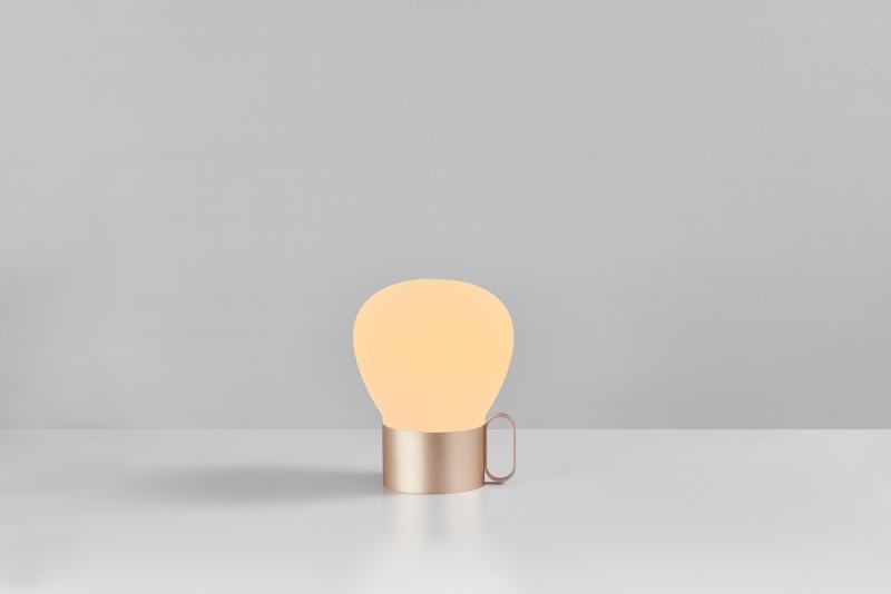 DFTP Nuru Tragbare LeuchteMini-USB Rosegold