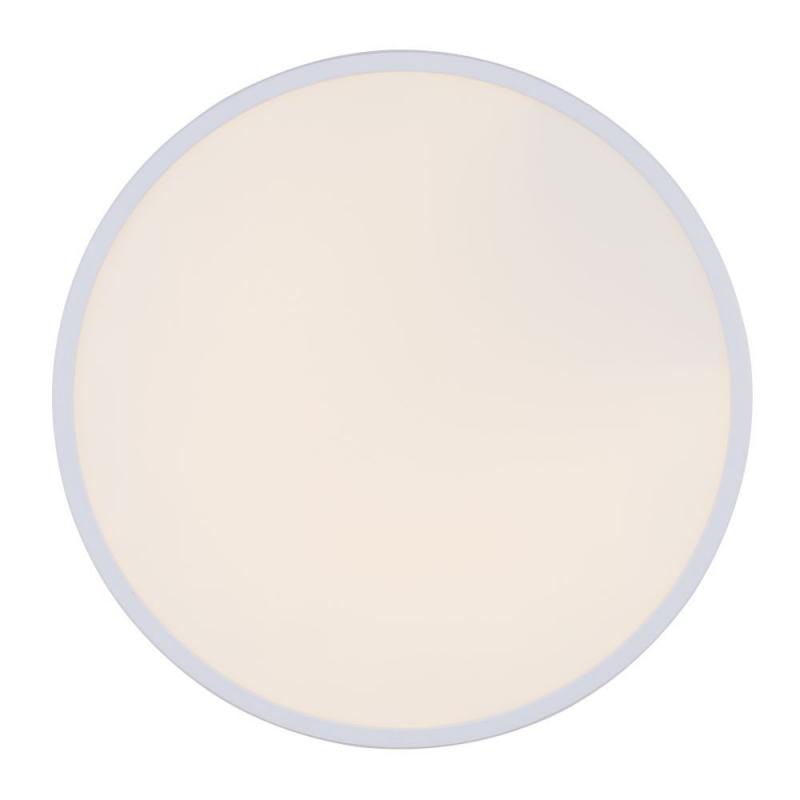 Aktion: Nur noch angezeigter Bestand verfügbar - Ultradünne sehr moderne runde Deckenleuchte Bad Leuchte 42cm dimmbar weiß IP54