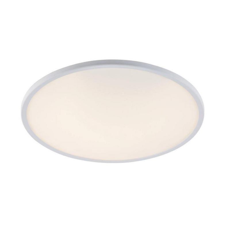 Aktion: Nur noch angezeigter Bestand verfügbar - Ultradünne sehr moderne runde Deckenleuchte Bad Leuchte 42cm dimmbar weiß IP54