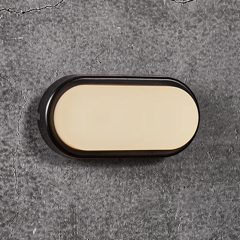 Nordlux Cuba Outdoor Bright Oval Wandleuchte Schwarz