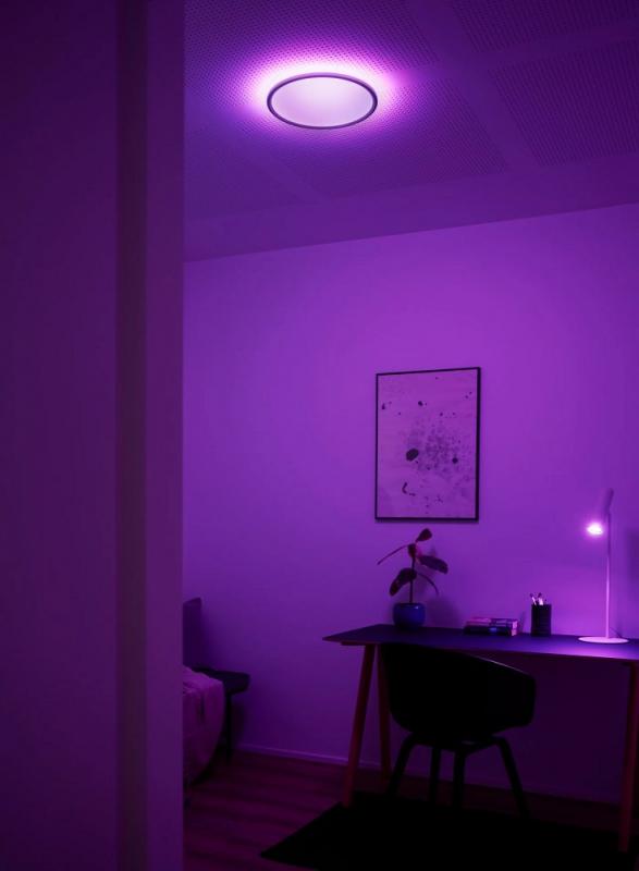 Nordlux Liva Smart LED Deckenleuchte 21W Schwarz – 2700–6500K 2100lm IP54 Bluetooth