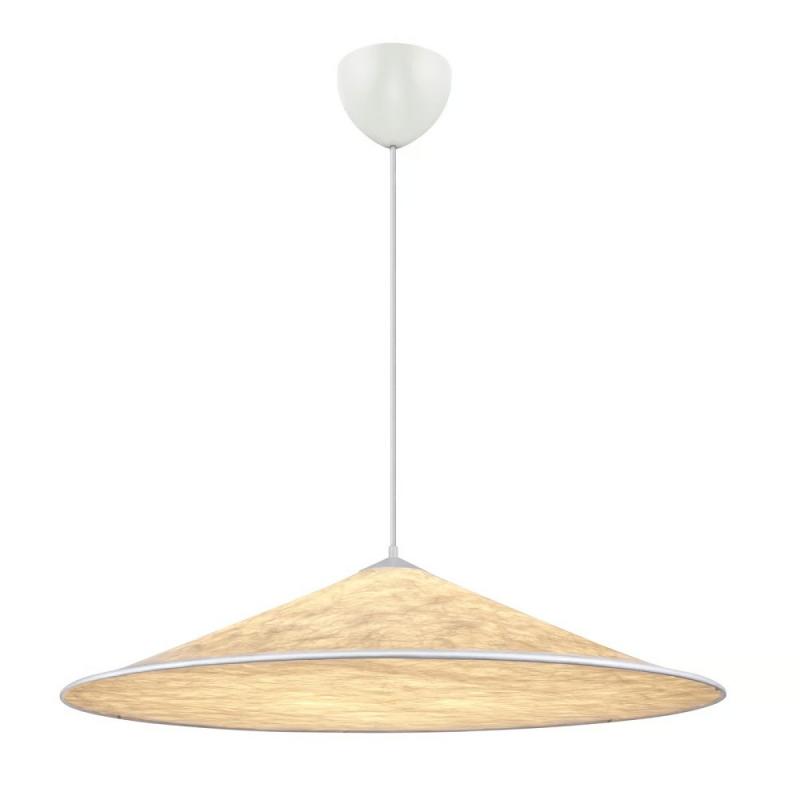 Nordlux Hill moderne Pendelleuchte Weiß E27 dimmbar zeitloses Design