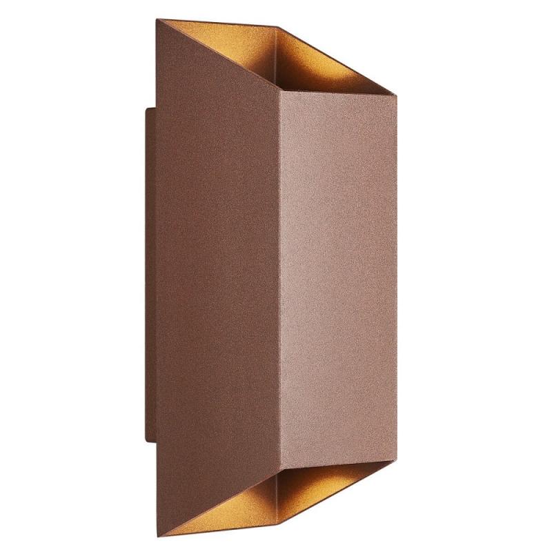 Nordlux Nico Square 22 elegante Wandleuchte Rost Spritzwasser geschützt dimmbar modernes Design