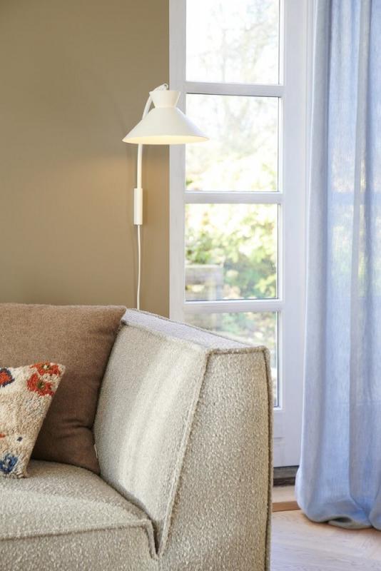 Nordlux Dial klassische Wandleuchte Weiß E27 dekoratives Design