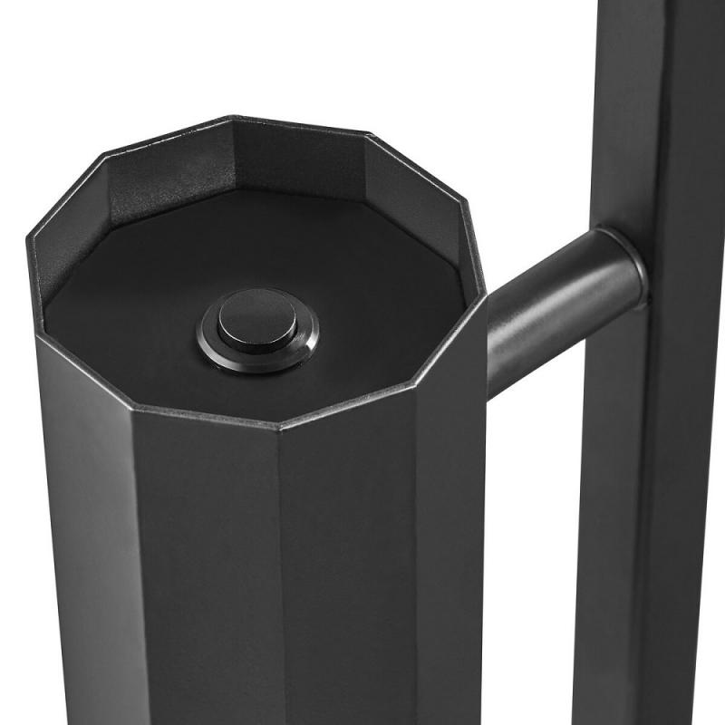 Nordlux Alanis morderne Tischleuchte Schwarz GU10 minimalistisches Design