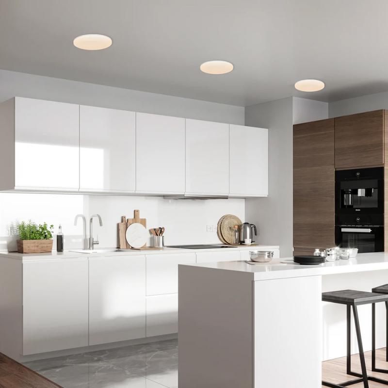 Nordlux Vic 35 schlichte Deckenleuchte Weiß angenehmes Warmweiß