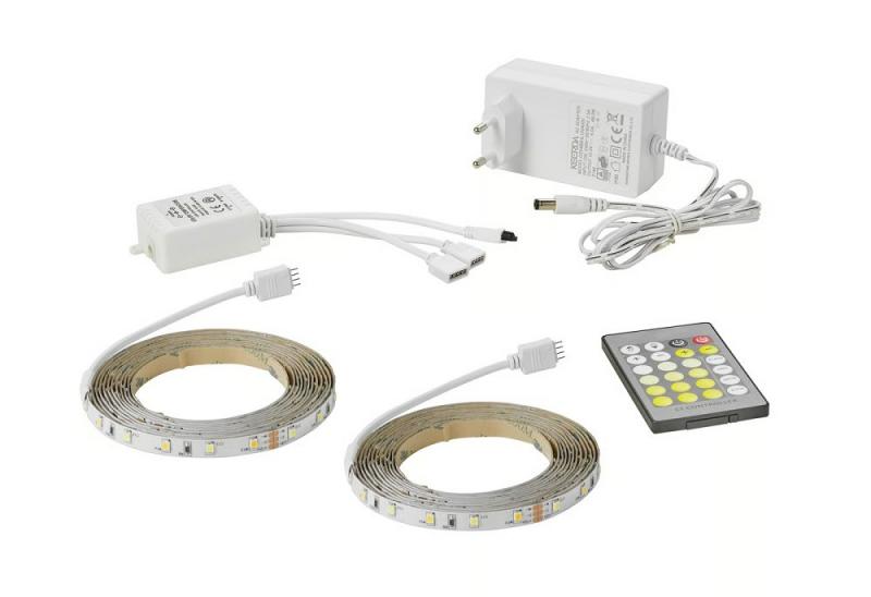 Nordlux Led Strip 10 Weiß dimmbar angenehmes Licht Spritzwasser geschützt