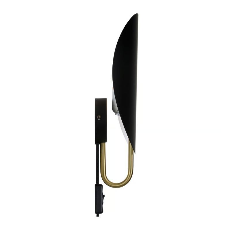 Design For The People Wandleuchte Schwarz Messing – modernes Design von Anker Studio