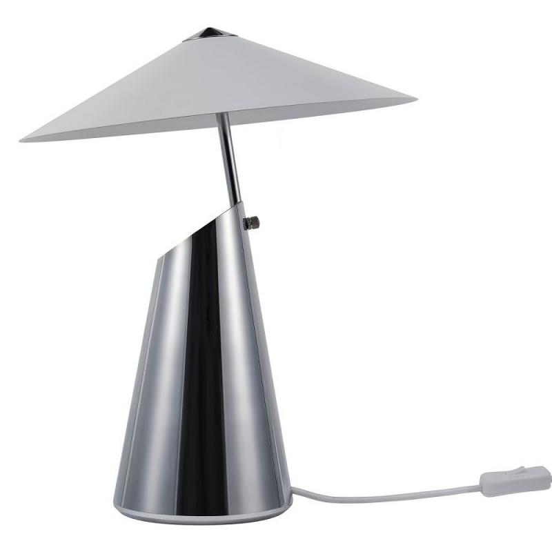 Nordlux Tischleuchte Taido Chrom E27 – moderne Designer-Tischleuchte von Anker Studio