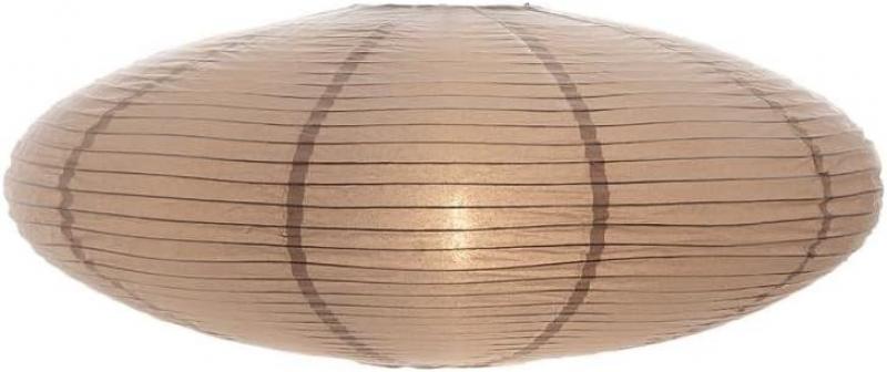 Nordlux Villo 60 moderne Pendelleuchte Schirm shade   Braun Papier retro Design ohne Fassung