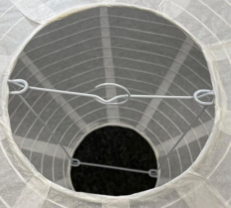 Nordlux Villo 60 moderne Pendelleuchte Schirm shade Gelb Papier retro Design ohne Fassung