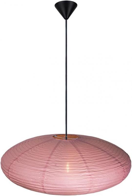 Nordlux Villo 60 moderne Pendelleuchte Schirm shade  Staubrosa Papier retro Design ohne Fassung