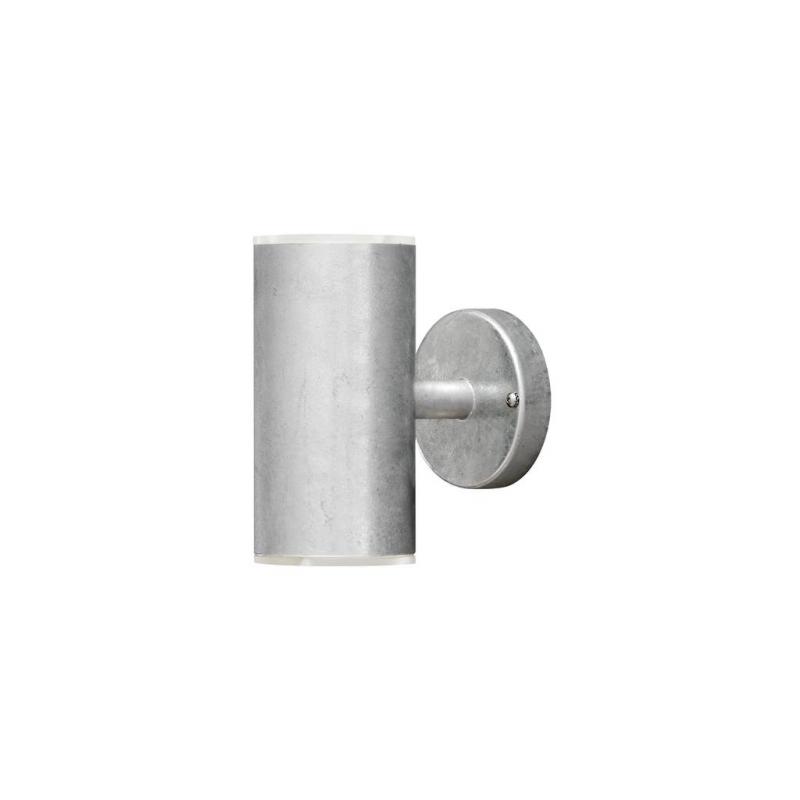 Konstsmide 590-320 Ull Wandleuchte galvanisierter Stahl, Polycarbonat Glas (bruchsicher und schlagfest), handmade in EU