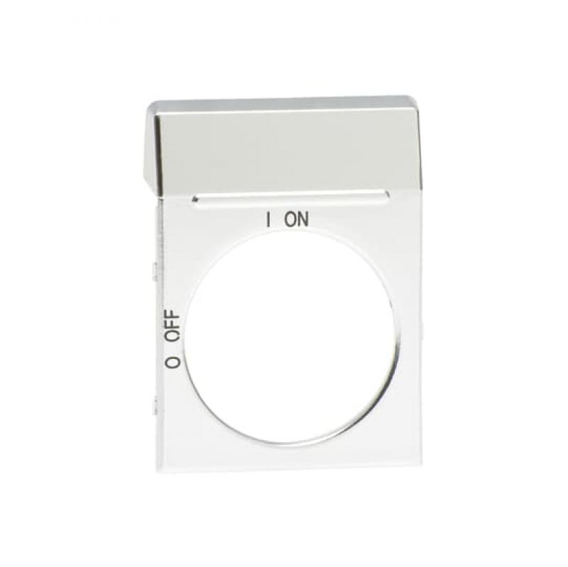 ABB OPS2 Blanco-Schild silber für OH2_ Griffe