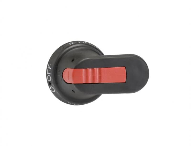 ABB OHB65J6E011 Pistolengriff schwarz 65 mm Wellen-ø 6 mm IP65 Beschriftung I-0-II