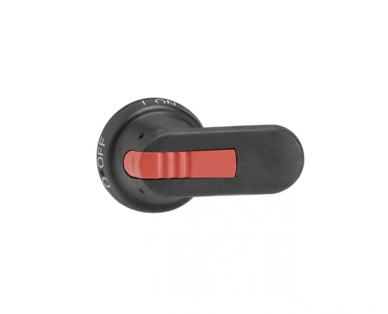 ABB OHB80J6 Pistolengriff schwarz 80 mm Wellen-ø 6 mm IP65 Beschriftung 0 OFF-1 ON