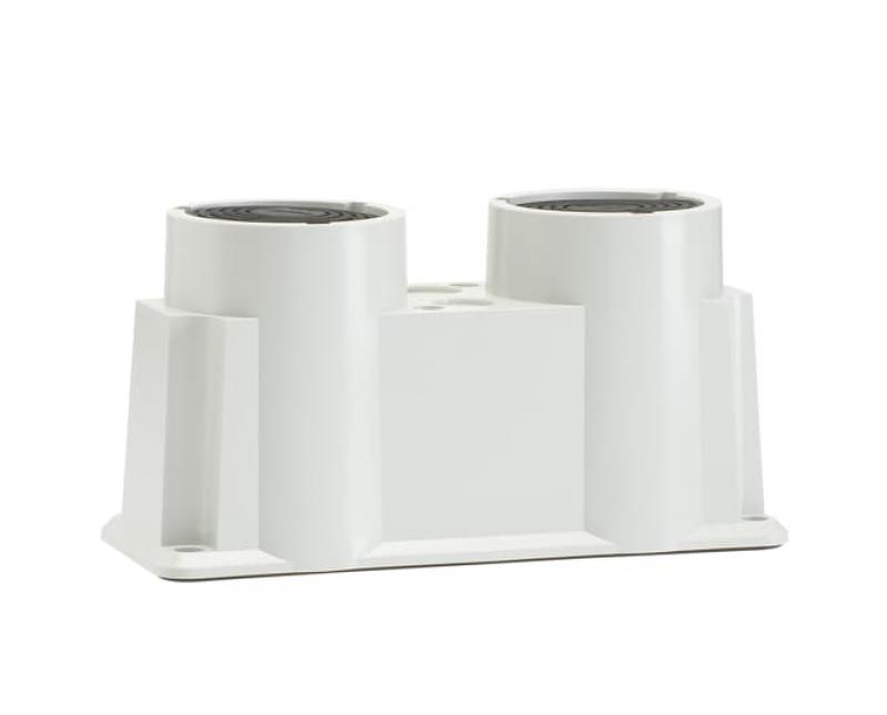 ABB OEZXC12L Kabelflansch für Kunststoffgehäuse Durchmesser 2x30-60 mm II/C-Flansch